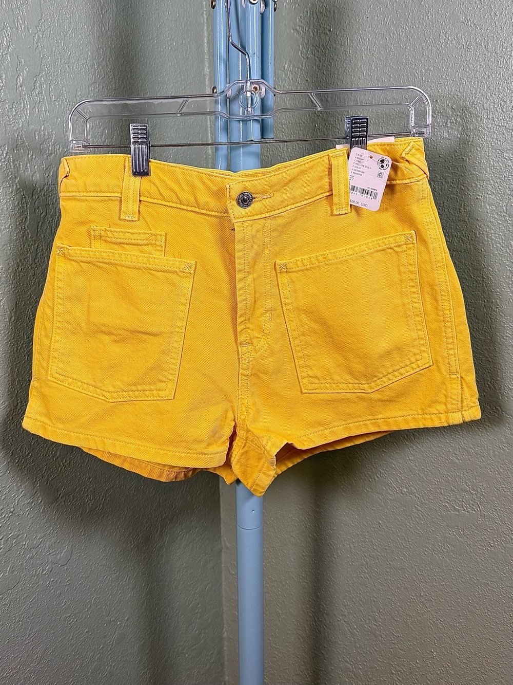 We The Free “ Bettie Sailor Yellow Shorts NWT